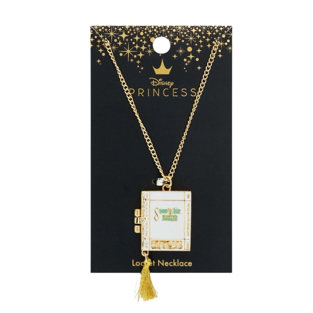 NEW Disney Snow White & The Seven Dwarfs Storybook Locket Necklace